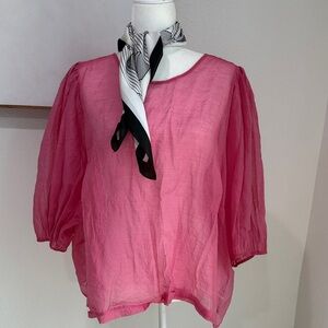 Zara oversized blouse